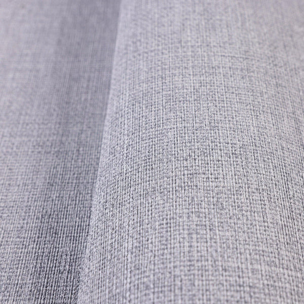 Luxury Silver Fabric Textured Wallpaper, Contemporary Non-Woven Wall Covering, 41.7"W x 614"H, Washable Removable for Living 