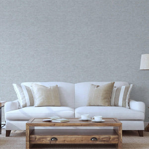 Luxury Silver Abstract Textured 3D Embossed Wallpaper, Industrial Non-Woven Wall Covering, 41.7"W x 398"H, Washable Removable
