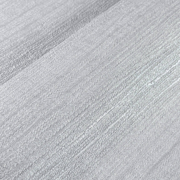 Luxury Silver Abstract Striped 3D Embossed Wallpaper, Scandinavian Non-Woven Wall Covering, 41.7"W x 614"H, Washable Removabl