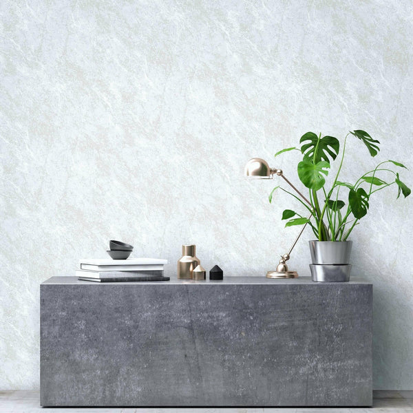 Luxury Metallic Distressed Metallic Textured Wallpaper, Coastal Non-Woven Wall Covering, 41.7"W x 614"H, Washable Removable f