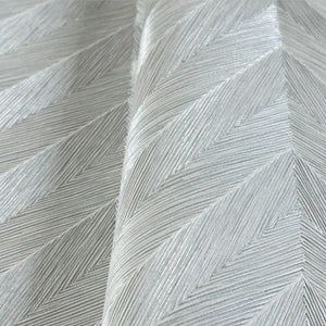 Luxury Silver Chevron Geometric Wallpaper, Contemporary Non-Woven Wall Covering, 41.7"W x 398"H, Washable Removable for Livin