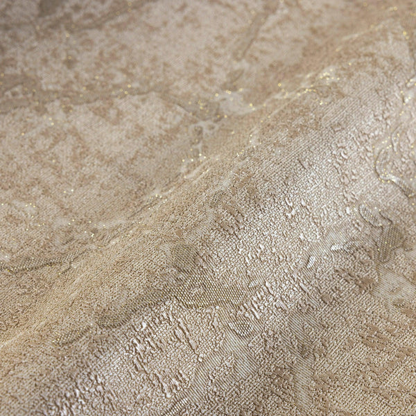 Luxury Beige Abstract Textured Wallpaper, Glam Non-Woven Wall Covering, 41.7"W x 398"H, Washable Removable for Living Room Be