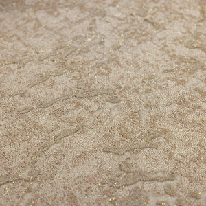 Luxury Beige Abstract Textured Wallpaper, Glam Non-Woven Wall Covering, 41.7"W x 398"H, Washable Removable for Living Room Be