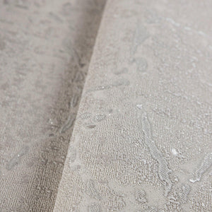 Luxury Gray Abstract Textured Wallpaper, Contemporary Non-Woven Wall Covering, 41.7"W x 398"H, Washable Removable for Living 
