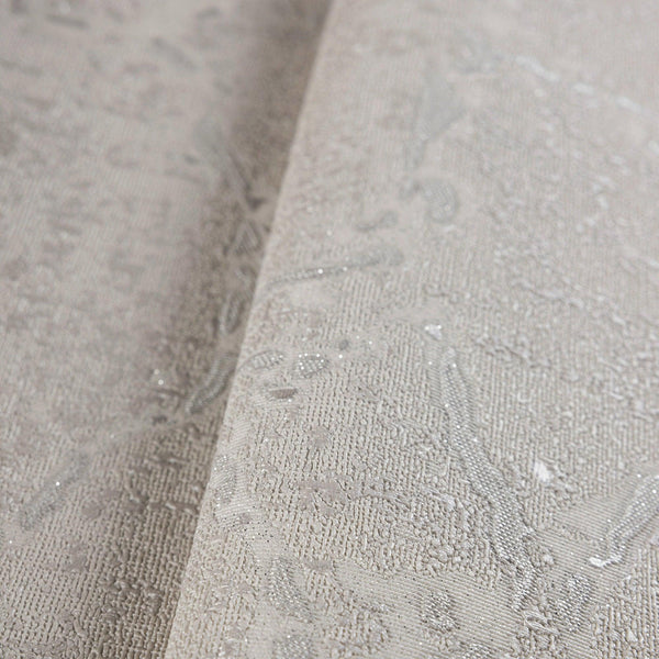 Luxury Gray Abstract Textured Wallpaper, Contemporary Non-Woven Wall Covering, 41.7"W x 398"H, Washable Removable for Living 