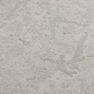 Luxury Gray Abstract Textured Wallpaper, Contemporary Non-Woven Wall Covering, 41.7"W x 398"H, Washable Removable for Living 