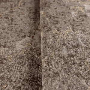 Luxury Brown Abstract Textured Wallpaper, Contemporary Non-Woven Wall Covering, 41.7"W x 398"H, Washable Removable for Living