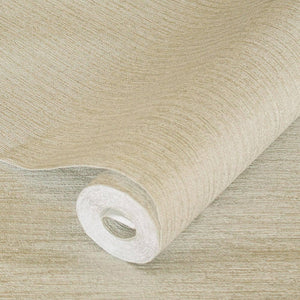 Luxury Beige Textured Embossed 3D Embossed Wallpaper, Glam Non-Woven Wall Covering, 41.7"W x 398"H, Washable Removable for Li