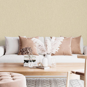 Luxury Beige Textured Embossed 3D Embossed Wallpaper, Glam Non-Woven Wall Covering, 41.7"W x 398"H, Washable Removable for Li