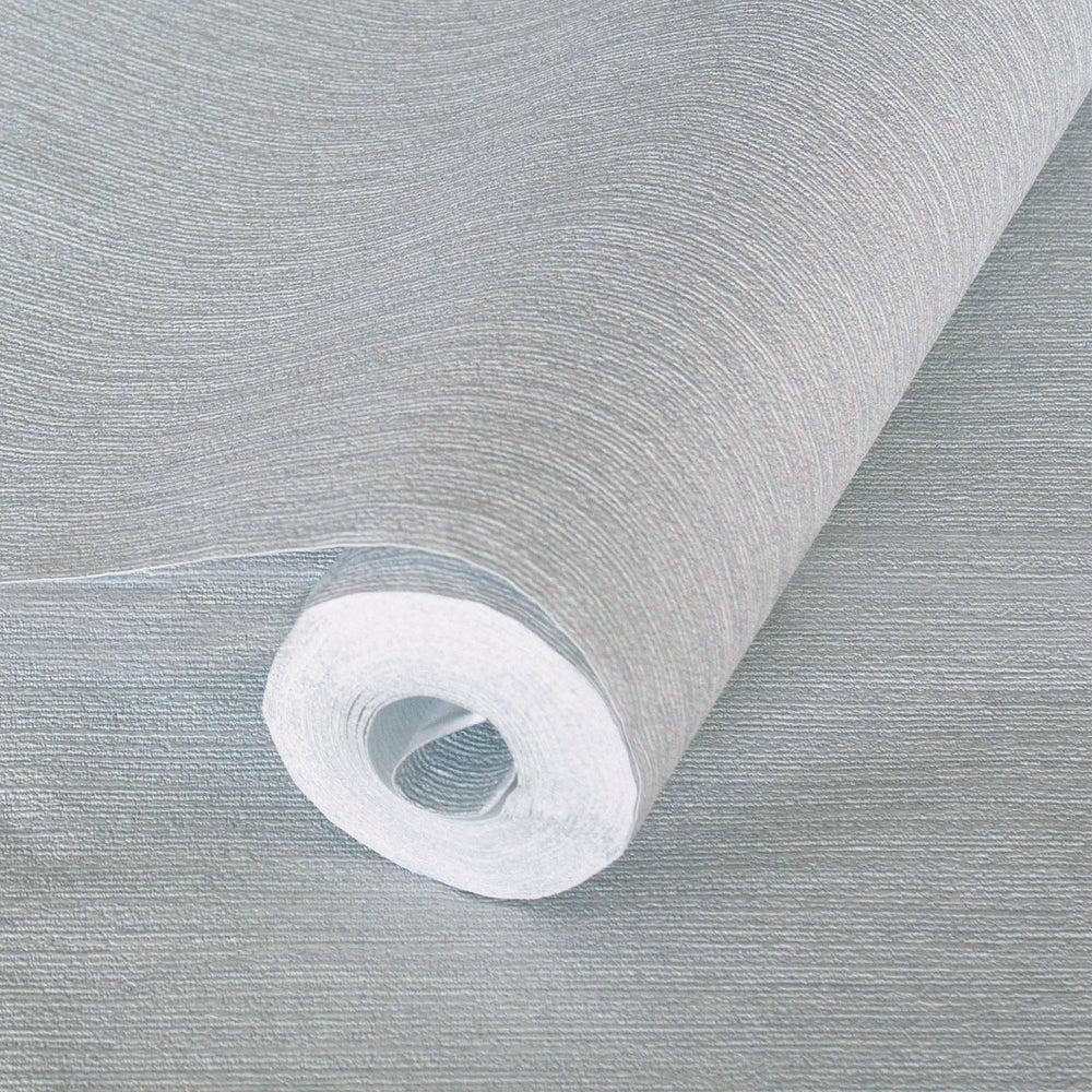 Luxury Silver Textured Embossed 3D Embossed Wallpaper, Contemporary Non-Woven Wall Covering, 41.7"W x 398"H, Washable Removab