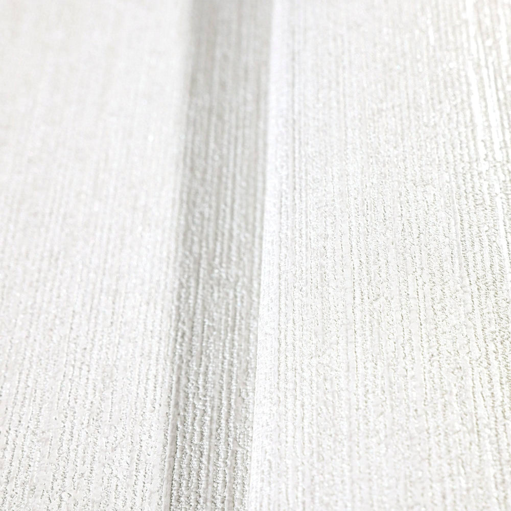 Luxury White Textured Embossed 3D Embossed Wallpaper, Boho Non-Woven Wall Covering, 41.7"W x 398"H, Washable Removable for Li