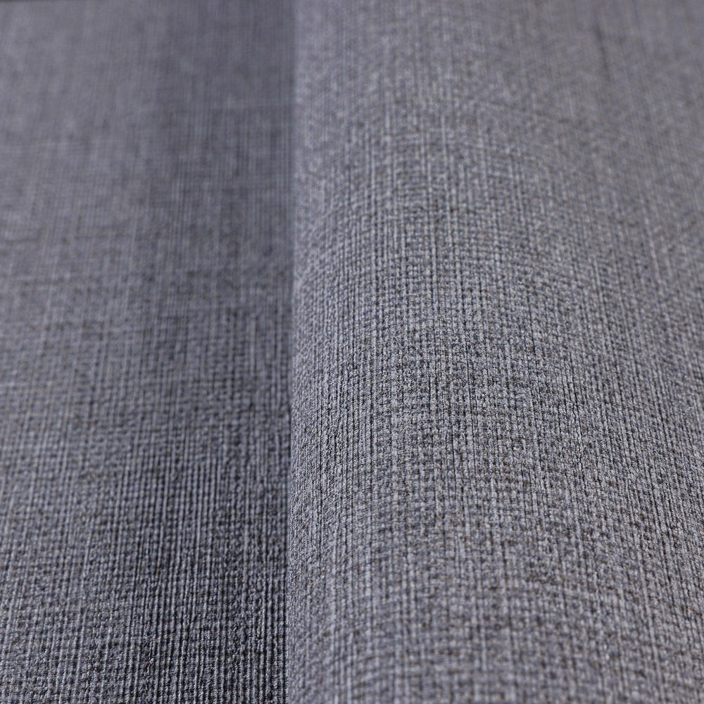Luxury Gray Fabric Textured Wallpaper, Modern Non-Woven Wall Covering, 41.7"W x 614"H, Washable Removable for Living Room Bed