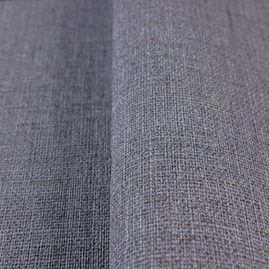Luxury Gray Fabric Textured Wallpaper, Modern Non-Woven Wall Covering, 41.7"W x 614"H, Washable Removable for Living Room Bed