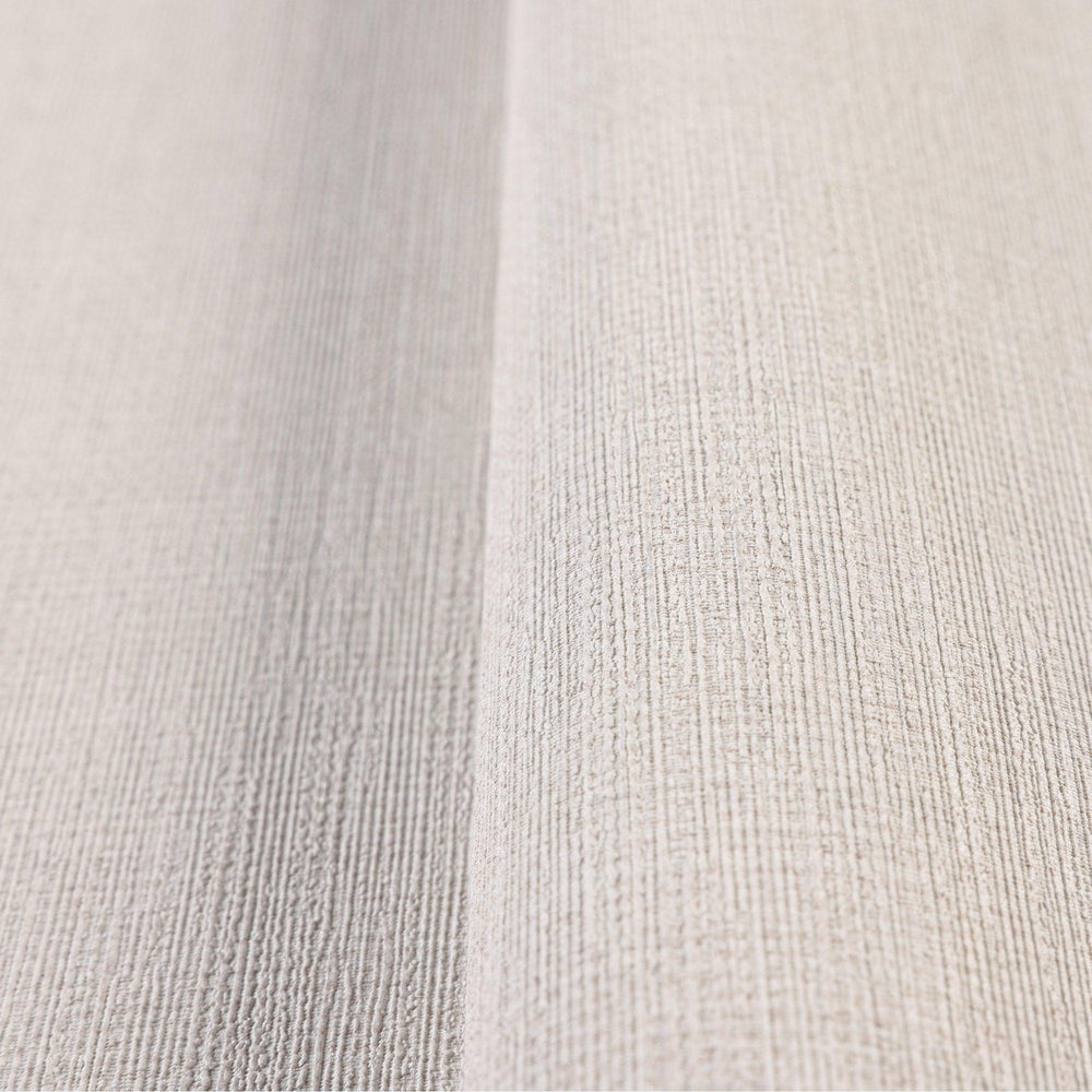 Luxury Beige Fabric Textured Wallpaper, Farmhouse Non-Woven Wall Covering, 41.7"W x 614"H, Washable Removable for Living Room