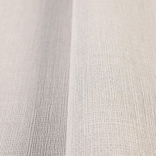 Luxury Beige Fabric Textured Wallpaper, Farmhouse Non-Woven Wall Covering, 41.7"W x 614"H, Washable Removable for Living Room