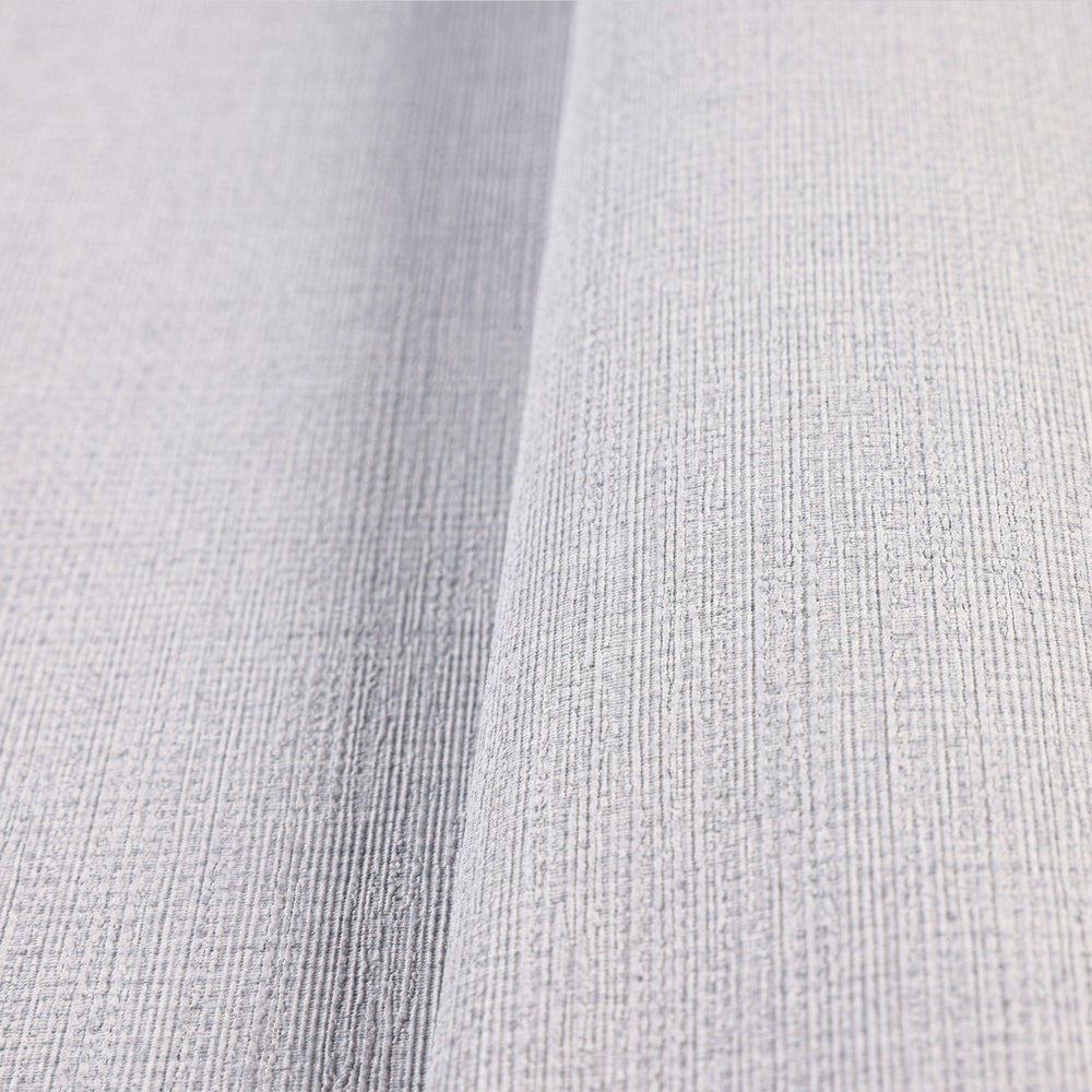 Luxury Gray Textured Linen Wallpaper, Country Non-Woven Wall Covering, 41.7"W x 614"H, Washable Removable for Living Room Bed