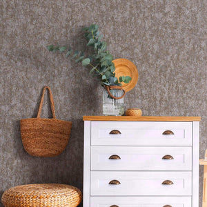 Luxury Brown Abstract Distressed Wallpaper, Modern Non-Woven Wall Covering, 41.7"W x 398"H, Washable Removable for Living Roo
