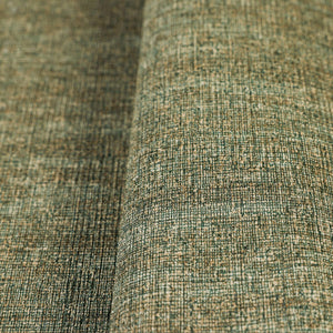 Luxury Green Fabric Abstract Textured Wallpaper, Boho Non-Woven Wall Covering, 41.7"W x 614"H, Washable Removable for Living 