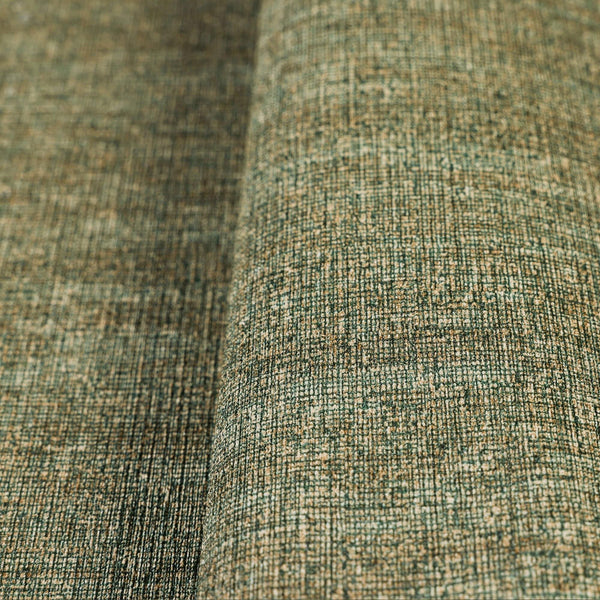 Luxury Green Fabric Abstract Textured Wallpaper, Boho Non-Woven Wall Covering, 41.7"W x 614"H, Washable Removable for Living 