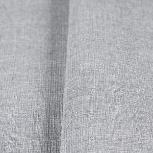 Luxury Gray Fabric Abstract Textured Wallpaper, Contemporary Non-Woven Wall Covering, 41.7"W x 614"H, Washable Removable for 
