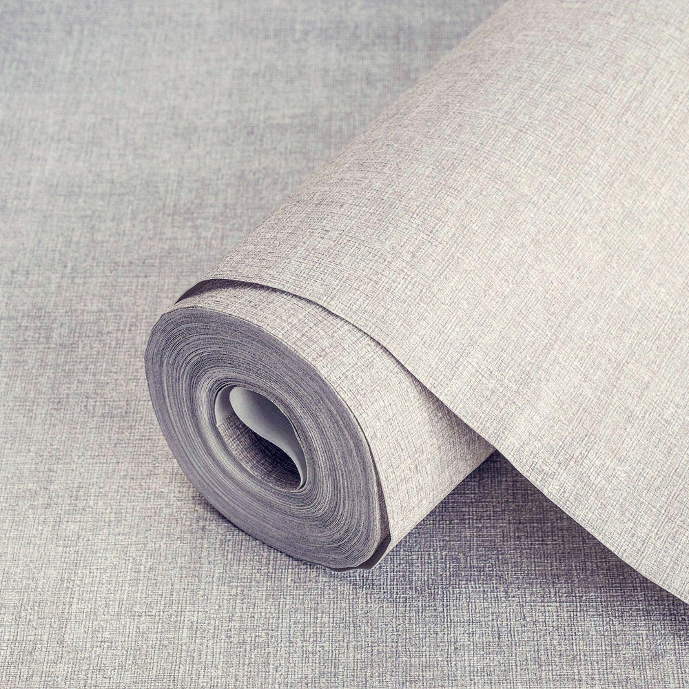 Luxury Tan Fabric Abstract Textured Wallpaper, Minimalist Non-Woven Wall Covering, 41.7"W x 614"H, Washable Removable for Liv