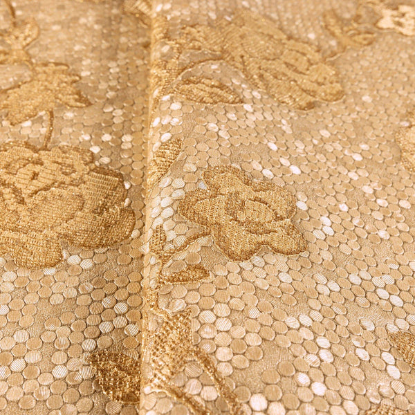 Luxury Floral Textured Wallpaper, Premium Non-Woven Wall Covering, 41.7"W x 398"H, Washable Removable for Living Room Bedroom