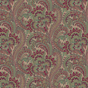 Luxury Brown Paisley Textured Wallpaper, Premium Non-Woven Wall Covering, 41.7"W x 398"H, Washable Removable for Living Room 