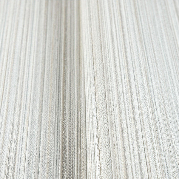 Luxury Gray Striped Stripe 3D Embossed Wallpaper, Modern Non-Woven Wall Covering, 41.7"W x 398"H, Washable Removable for Livi
