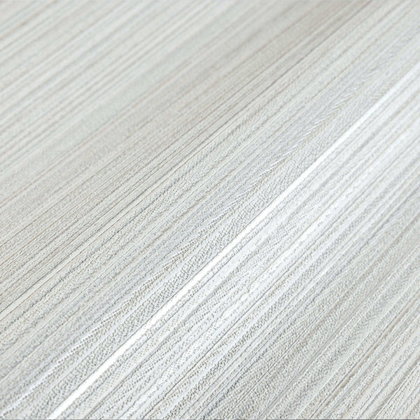 Luxury Gray Striped Stripe 3D Embossed Wallpaper, Modern Non-Woven Wall Covering, 41.7"W x 398"H, Washable Removable for Livi
