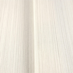 Luxury White Striped Stripe 3D Embossed Wallpaper, Modern Non-Woven Wall Covering, 41.7"W x 398"H, Washable Removable for Liv