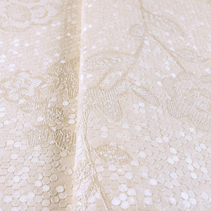 Luxury Beige Textured Embossed 3D Embossed Wallpaper, Premium Non-Woven Wall Covering, 41.7"W x 398"H, Washable Removable for