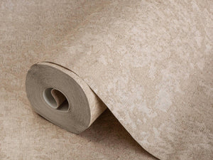 Luxury Tan Distressed Embossed 3D Embossed Wallpaper, Contemporary Non-Woven Wall Covering, 41.7"W x 614"H, Washable Removabl