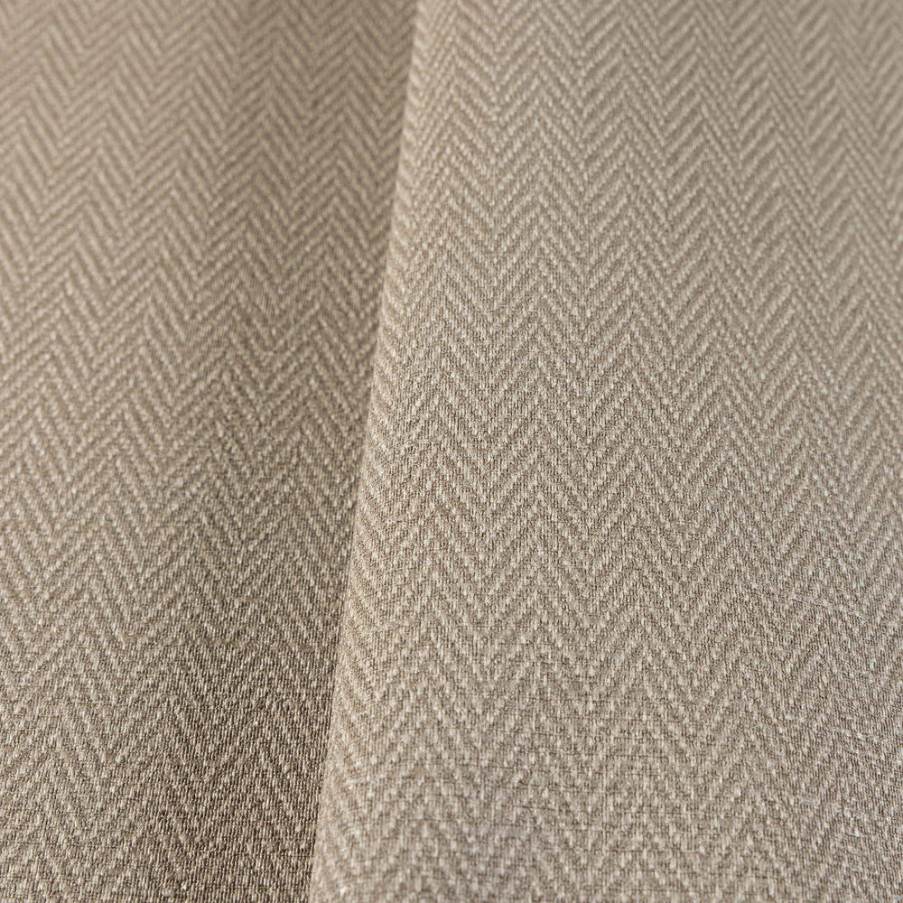 Luxury Tan Chevron Fabric Textured Wallpaper, Modern Non-Woven Wall Covering, 41.7"W x 614"H, Washable Removable for Living R