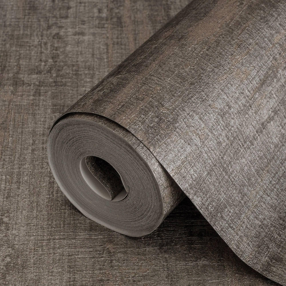 Luxury Tan Abstract Distressed 3D Embossed Wallpaper, Industrial Non-Woven Wall Covering, 41.7"W x 614"H, Washable Removable 