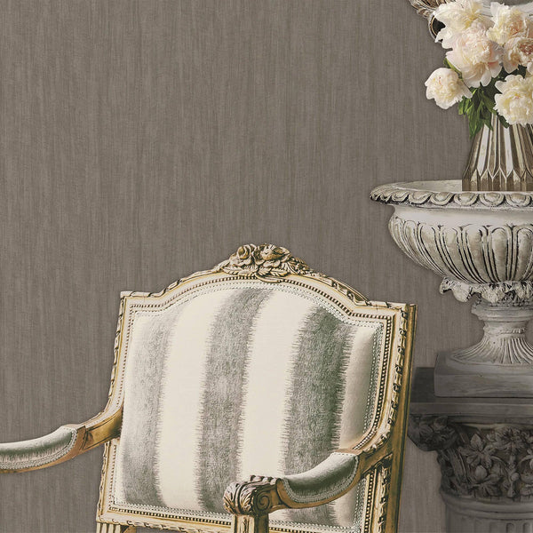 Luxury Tan Abstract Striped 3D Embossed Wallpaper, Modern Non-Woven Wall Covering, 41.7"W x 614"H, Washable Removable for Liv