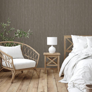 Luxury Tan Abstract Striped 3D Embossed Wallpaper, Modern Non-Woven Wall Covering, 41.7"W x 614"H, Washable Removable for Liv