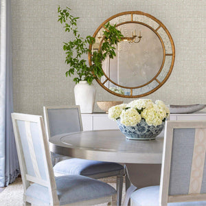 Luxury Gray Geometric Textured Wallpaper, Premium Non-Woven Wall Covering, 41.7"W x 398"H, Washable Removable for Living Room