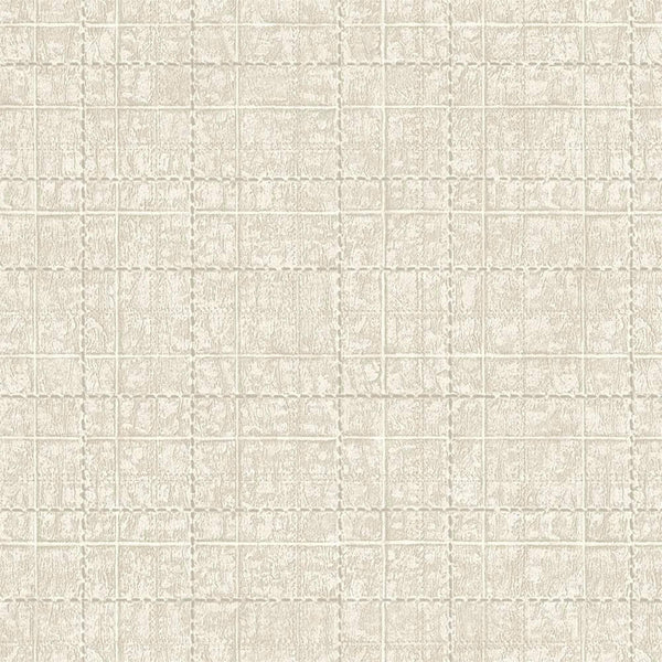 Luxury Gray Geometric Textured Wallpaper, Premium Non-Woven Wall Covering, 41.7"W x 398"H, Washable Removable for Living Room