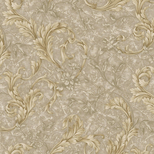 Luxury Beige Textured Embossed 3D Embossed Wallpaper, Premium Non-Woven Wall Covering, 41.7"W x 398"H, Washable Removable for