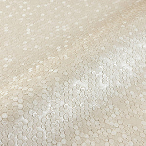 Luxury Beige Textured Embossed 3D Embossed Wallpaper, Premium Non-Woven Wall Covering, 41.7"W x 398"H, Washable Removable for