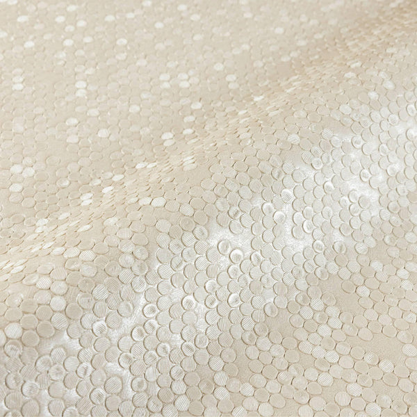 Luxury Beige Textured Embossed 3D Embossed Wallpaper, Premium Non-Woven Wall Covering, 41.7"W x 398"H, Washable Removable for
