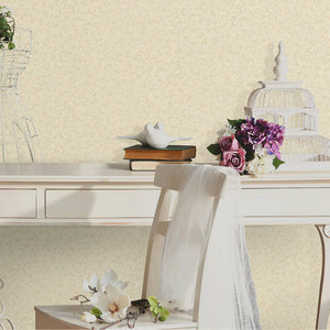 Luxury Beige Textured Embossed 3D Embossed Wallpaper, Premium Non-Woven Wall Covering, 41.7"W x 398"H, Washable Removable for