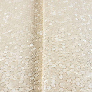 Luxury Beige Textured Embossed 3D Embossed Wallpaper, Premium Non-Woven Wall Covering, 41.7"W x 398"H, Washable Removable for