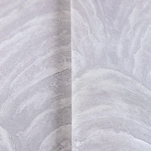 Luxury Silver Textured Embossed 3D Embossed Wallpaper, Premium Non-Woven Wall Covering, 41.7"W x 398"H, Washable Removable fo