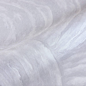 Luxury Silver Textured Embossed 3D Embossed Wallpaper, Premium Non-Woven Wall Covering, 41.7"W x 398"H, Washable Removable fo