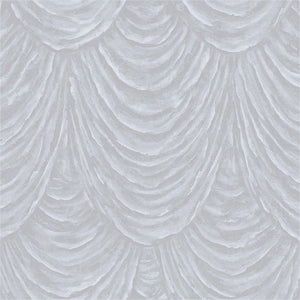 Luxury Silver Textured Embossed 3D Embossed Wallpaper, Premium Non-Woven Wall Covering, 41.7"W x 398"H, Washable Removable fo