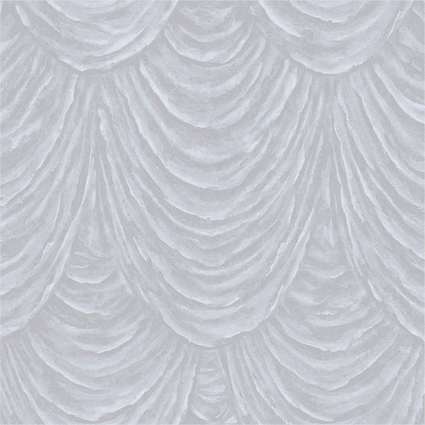 Luxury Silver Textured Embossed 3D Embossed Wallpaper, Premium Non-Woven Wall Covering, 41.7"W x 398"H, Washable Removable fo
