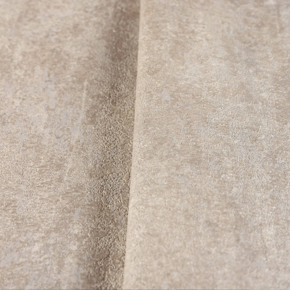 Luxury Beige Abstract Distressed Textured Wallpaper, Rustic Non-Woven Wall Covering, 41.7"W x 398"H, Washable Removable for L