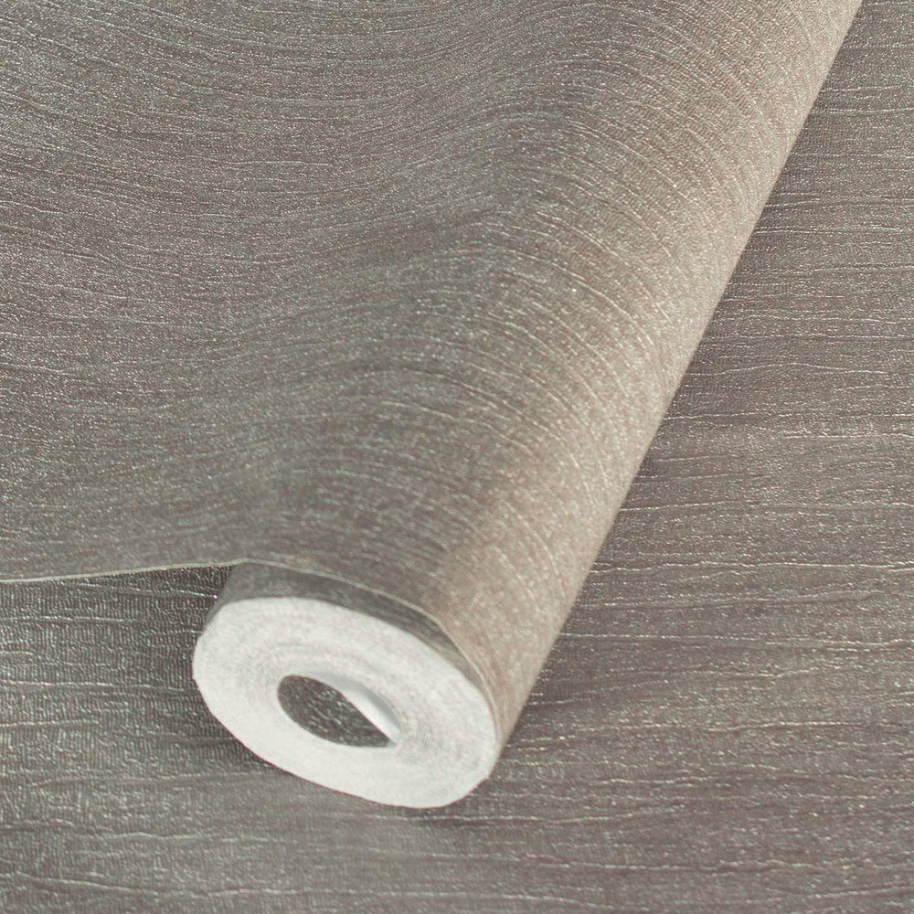 Luxury Brown Textured Embossed 3D Embossed Wallpaper, Farmhouse Non-Woven Wall Covering, 41.7"W x 398"H, Washable Removable f