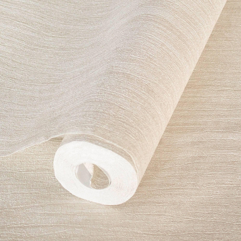 Luxury Cream Textured Embossed 3D Embossed Wallpaper, Coastal Non-Woven Wall Covering, 41.7"W x 398"H, Washable Removable for